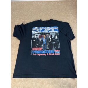Vintage 2009 Bruce Sprinsteen & The E Street Band Promo Graphic Shirt Black XL